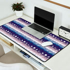 Mountains & Moons Stripe Desk Mat Gallery Image 2