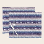 Mountains & Moons Stripe Placemat Gallery Image 1