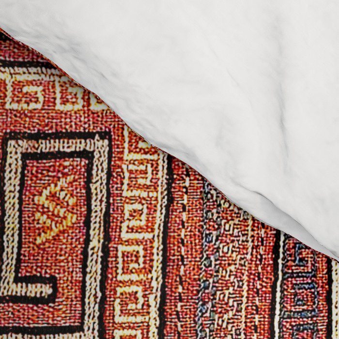 Zili South Caucasus Azerbaijan Antique Flatweave Rug Print Comforter Gallery Image 4