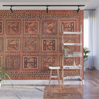 Zili South Caucasus Azerbaijan Antique Flatweave Rug Print Wall Mural Gallery Image 1