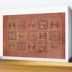 Zili South Caucasus Azerbaijan Antique Flatweave Rug Print Wall Mural Gallery Image 2