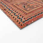 Zili South Caucasus Azerbaijan Antique Flatweave Rug Print Welcome Mat Gallery Image 2