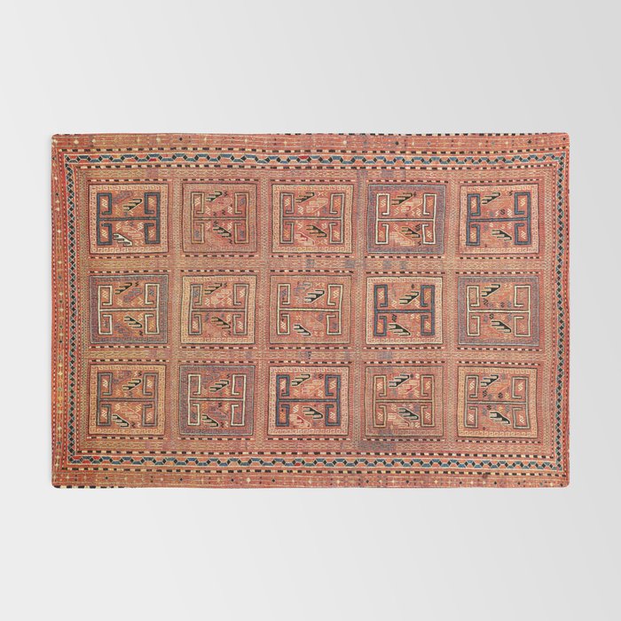 Zili South Caucasus Azerbaijan Antique Flatweave Rug Print Rug Gallery Image 2