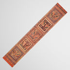 Zili South Caucasus Azerbaijan Antique Flatweave Rug Print Table Runner Gallery Image 3