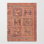 Zili South Caucasus Azerbaijan Antique Flatweave Rug Print Notebook Gallery Image 4