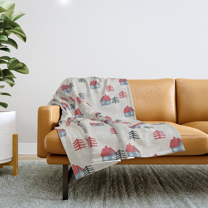 Christmas Eve Throw Blanket Gallery Image 1