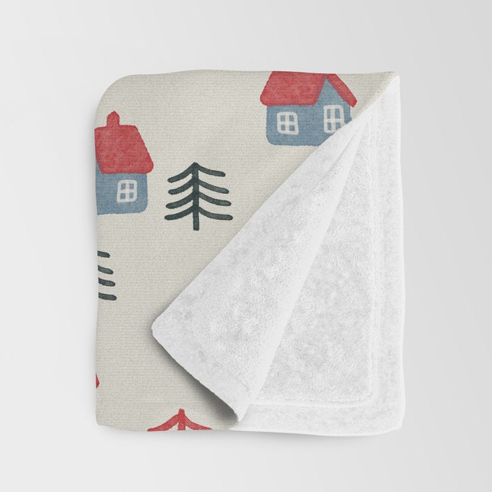 Christmas Eve Throw Blanket Gallery Image 3