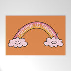 Everyone has Pronouns Welcome Mat Gallery Image 1