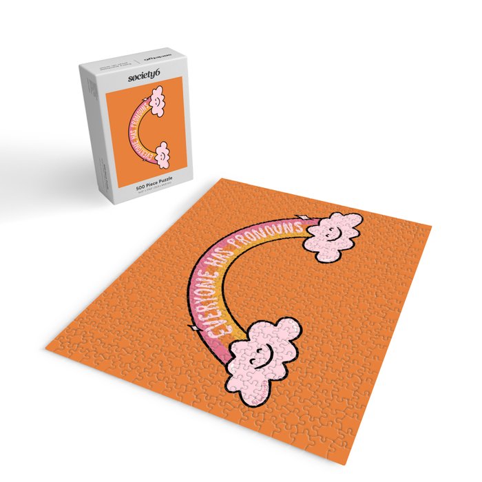 Everyone has Pronouns Jigsaw Puzzle Gallery Image 2