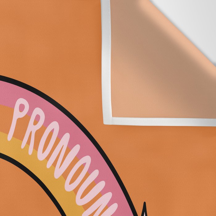 Everyone has Pronouns Wall Tapestry Gallery Image 3