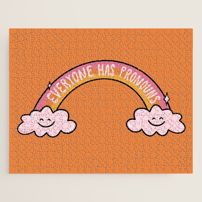 Everyone has Pronouns Jigsaw Puzzle Gallery Image 1