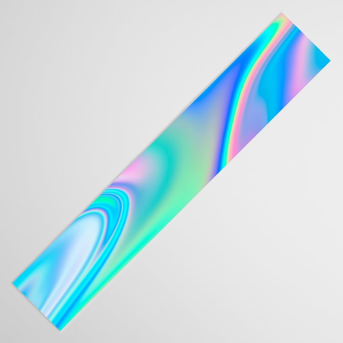 Holographic Iridescent Chill Vibes Table Runner Gallery Image 3