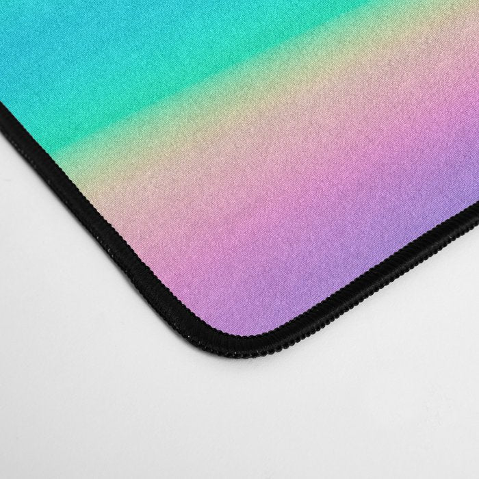 Holographic Iridescent Chill Vibes Desk Mat Gallery Image 4