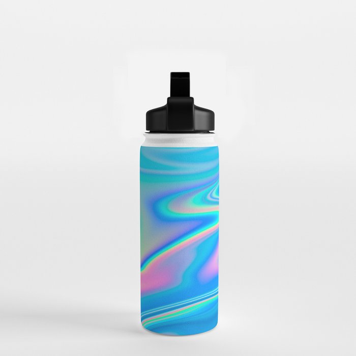 Holographic Iridescent Chill Vibes Water Bottle Gallery Image 2