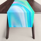 Holographic Iridescent Chill Vibes Table Runner Gallery Image 1