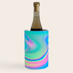 Holographic Iridescent Chill Vibes Wine Chiller Gallery Image 1