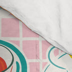 Retro hand drawn coffee tea cup pattern Comforter Gallery Image 4