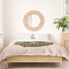 Christmas Bauble Green And Red Duvet Cover Gallery Image 3