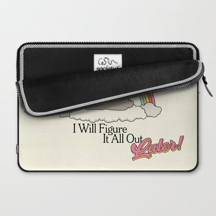 Figure It Out Later Laptop Sleeve Gallery Image 2