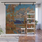 Tom Thomson The Lake, Bright Day 1916 Canadian Landscape Artist Wall Mural Gallery Image 1