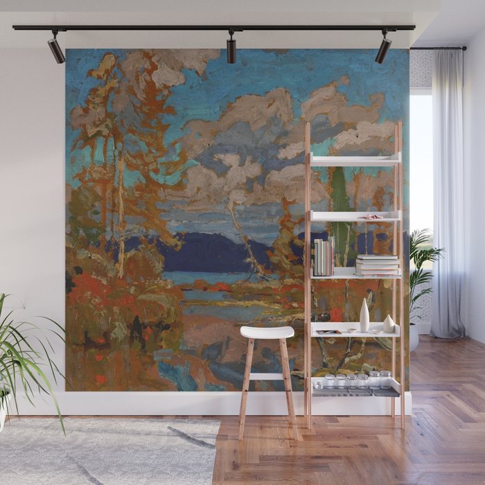 Tom Thomson The Lake, Bright Day 1916 Canadian Landscape Artist Wall Mural Gallery Image 1