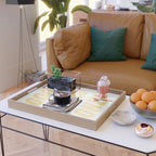 Good Vibes Only Bold Typography in Yellow Serving Tray Gallery Image 2