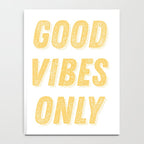 Good Vibes Only Bold Typography in Yellow Notebook Gallery Image 4