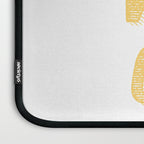 Good Vibes Only Bold Typography in Yellow Laptop Sleeve Gallery Image 3