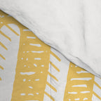 Good Vibes Only Bold Typography in Yellow Comforter Gallery Image 4