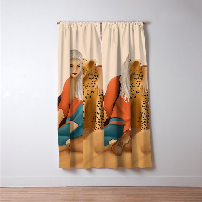 Into The Wild II Window Curtain Gallery Image 3