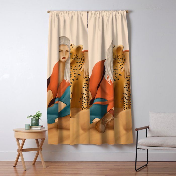 Into The Wild II Window Curtain Gallery Image 5