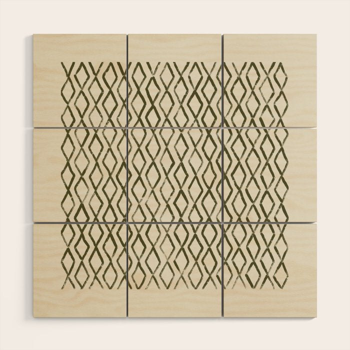 Simple Hand Drawn Pattern #6 Wood Wall Art Gallery Image 1