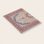 Esfahan Central Persian Antique Rug Print Notebook Gallery Image 3