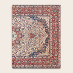 Esfahan Central Persian Antique Rug Print Notebook Gallery Image 4