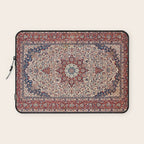 Esfahan Central Persian Antique Rug Print Laptop Sleeve Gallery Image 1
