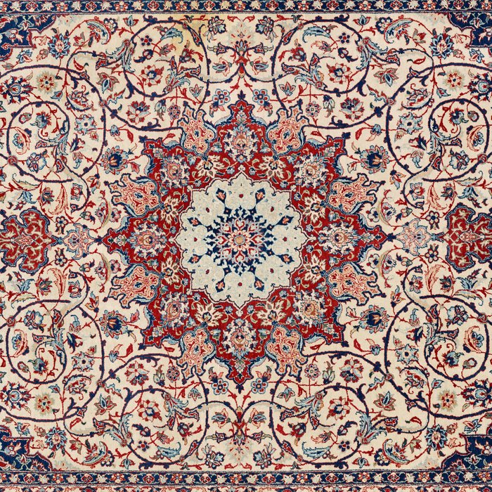 Esfahan Central Persian Antique Rug Print Coffee Mug Gallery Image 2