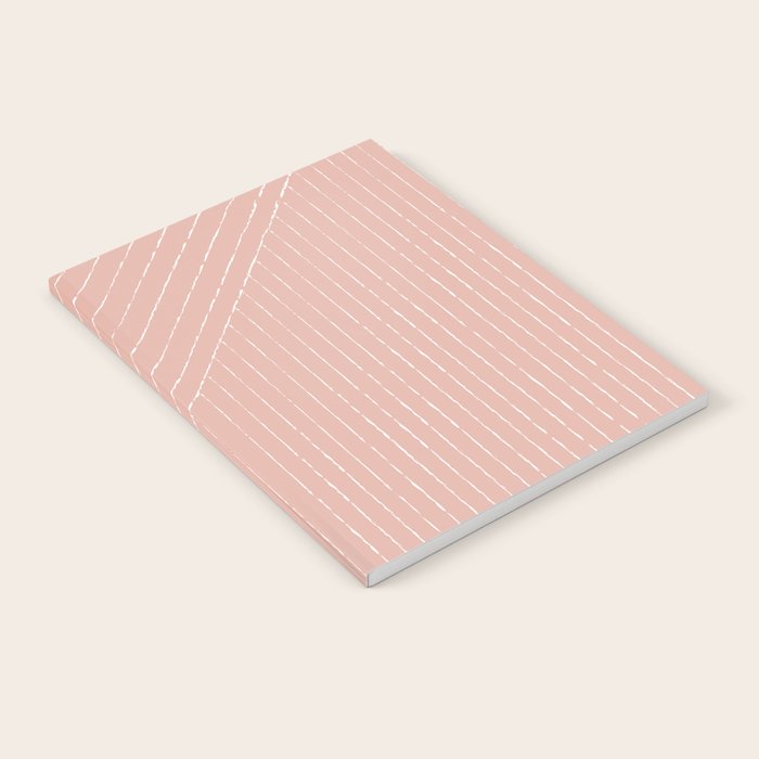 Lines (Blush Pink) Notebook Gallery Image 2