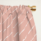 Lines (Blush Pink) Window Curtain Gallery Image 2