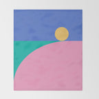 Simplistic Landscape XIX Throw Blanket Gallery Image 2