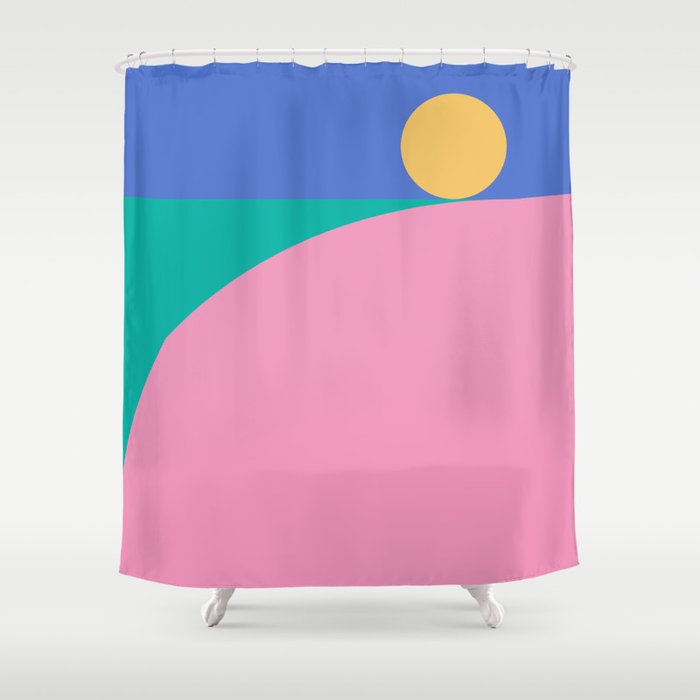 Simplistic Landscape XIX Shower Curtain Gallery Image 1