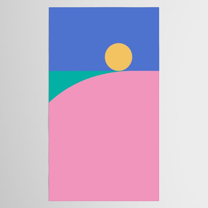 Simplistic Landscape XIX Tablecloth Gallery Image 2