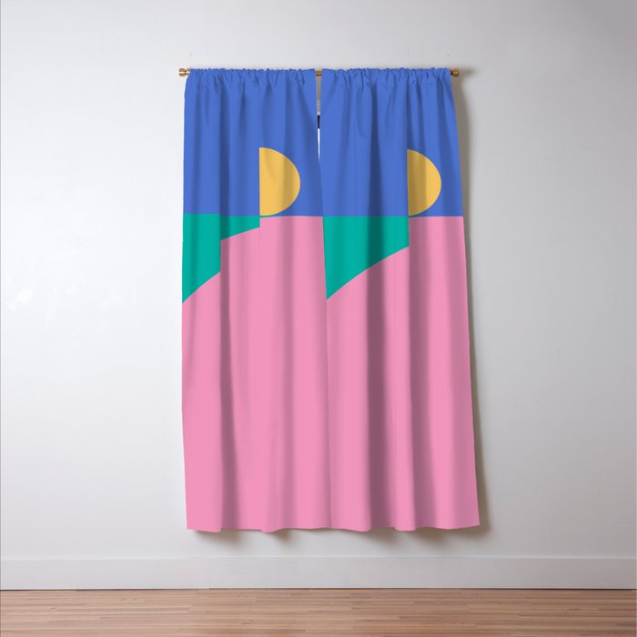 Simplistic Landscape XIX Window Curtain Gallery Image 3