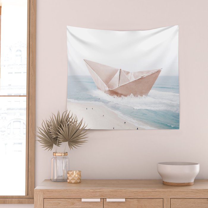 Let's sail away Wall Tapestry Gallery Image 2
