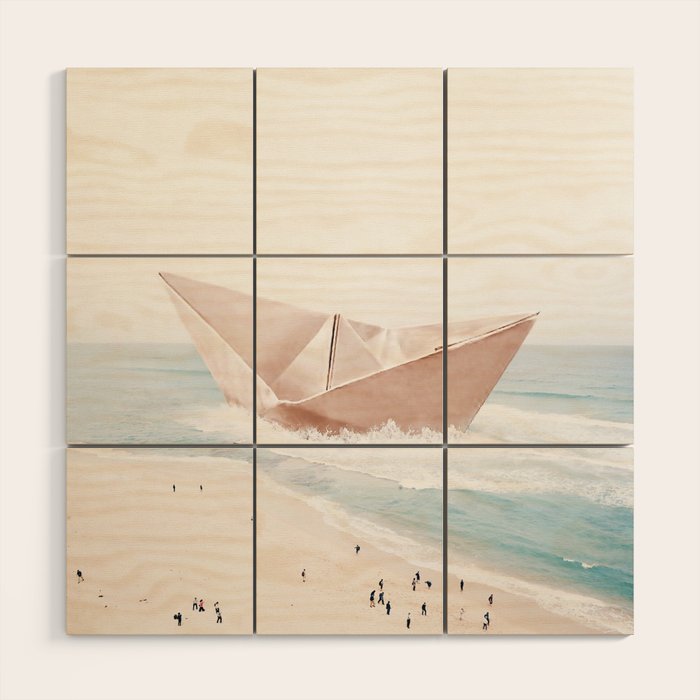 Let's sail away Wood Wall Art Gallery Image 1