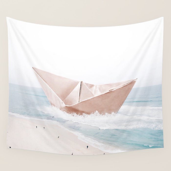 Let's sail away Wall Tapestry Gallery Image 4