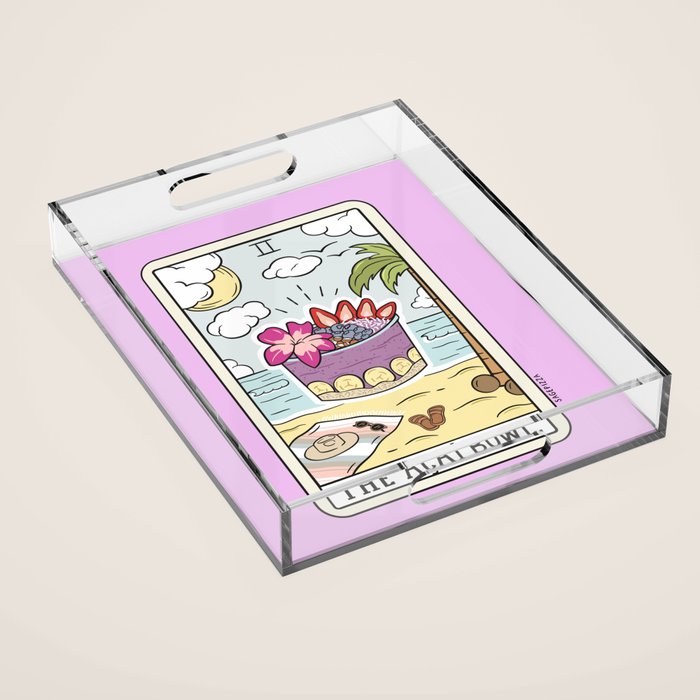 ACAI BOWL READING Acrylic Tray Gallery Image 1