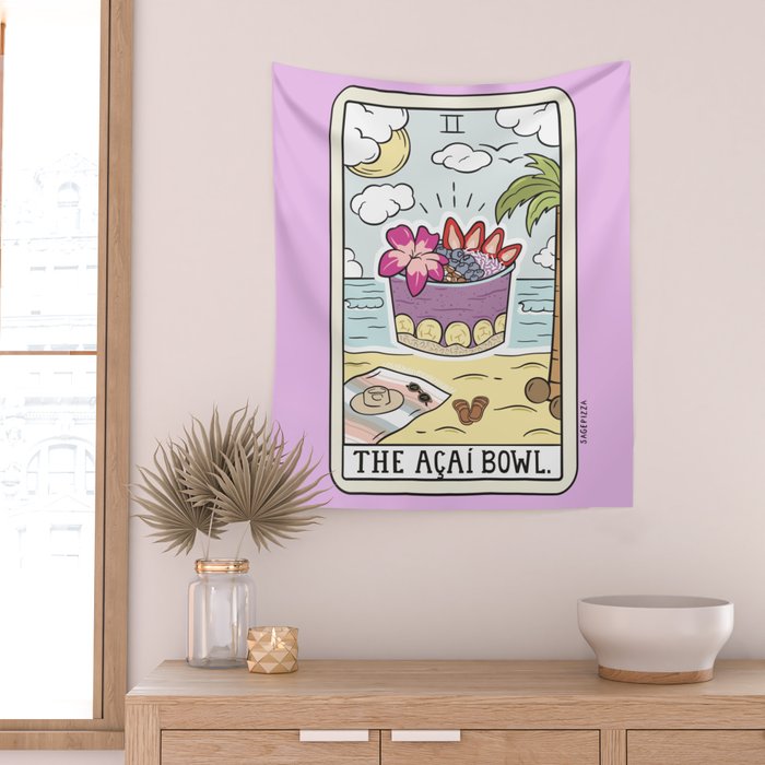 ACAI BOWL READING Wall Tapestry Gallery Image 2