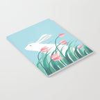 Rabbit Resting, Sky Blue Version Notebook Gallery Image 2