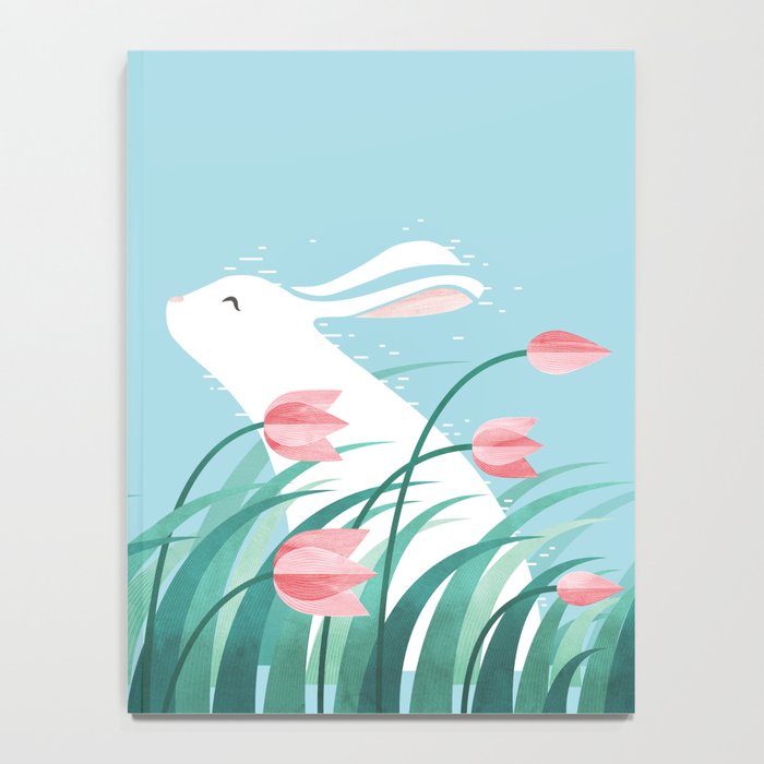 Rabbit Resting, Sky Blue Version Notebook Gallery Image 4