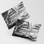 Black And White Basketball Art Pillow Sham Gallery Image 3